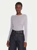 Swetry damskie - BOSS Sweter Ferpina 50544987 Szary Slim Fit - miniaturka - grafika 1