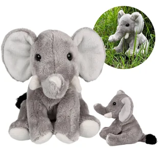 Charlie Bears Maskotka słoń, z serii Cuddle Cubs, mały pluszak idealny dla niemowląt, 13 cm - Maskotki i pluszaki - miniaturka - grafika 1