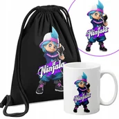 Gadżety dla niej i dla niego - Zestaw Worek + Kubek Na Prezent NINJALA Top Wzory - miniaturka - grafika 1