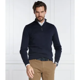 Calvin Klein Wełniany sweter | Regular Fit - Swetry męskie - miniaturka - grafika 1