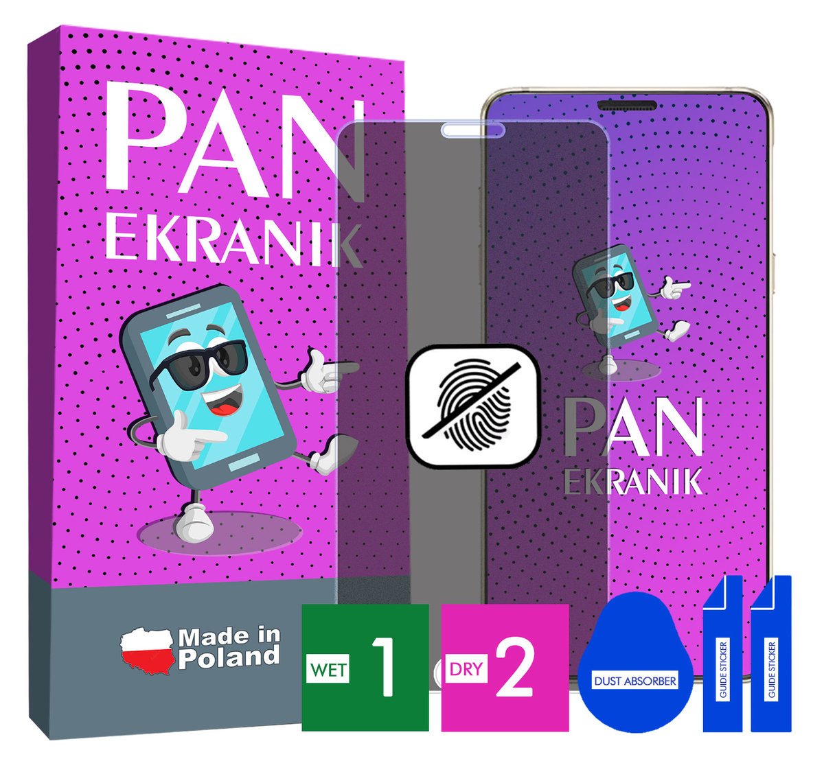 FOLIA 5D PRYWATYZUJĄCA MATOWA DO SAMSUNG GALAXY A5 2016 CAŁY EKRAN