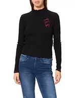 Koszulki i topy damskie - Desigual T-shirt damski Ts_artemisa Gentileschi, czarny, L - miniaturka - grafika 1