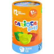 Przybory szkolne - Kredki Misiaki BABY dla dzieci 1+ 12 sztuk (43957) 160-2349 - miniaturka - grafika 1