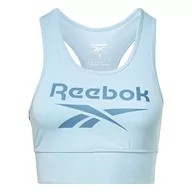 Biustonosze - Reebok Damski biustonosz sportowy, niebieska perła, XL - miniaturka - grafika 1