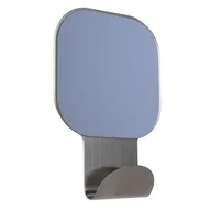 Wieszaki łazienkowe - Wieszak pojedynczy TROMSO 6,5 x 9,5 x 2,5 cm srebrny - miniaturka - grafika 1