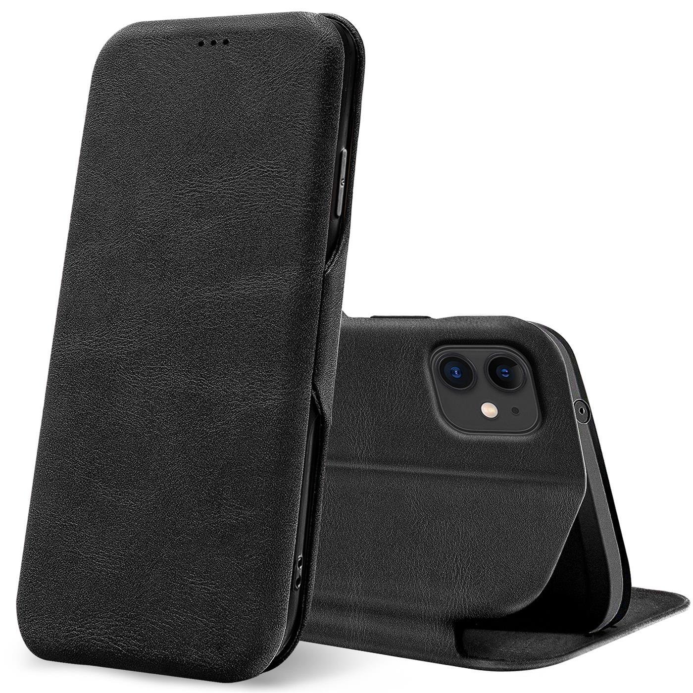 Etui z klapką dla Apple iPhone 11 Etui Book Cover Etui na telefon komórkowy z miejscem na kartę Etui ochronne Premium