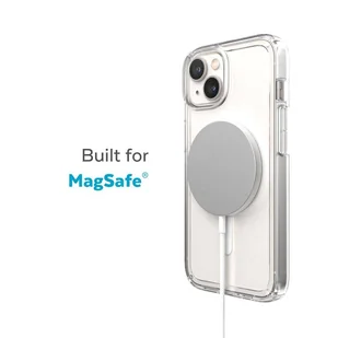 Speck Gemshell + MagSafe - Etui do iPhone 14 Plus z połowką MICROBAN (Clear) - Etui i futerały do telefonów - miniaturka - grafika 4