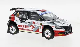 Ixo Models Skoda Fabia Rally 2 Evo Orlen Polska  1:43 Ram858 - Samochody i pojazdy dla dzieci - miniaturka - grafika 1