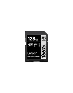 LEXAR 843367114801 Lexar Pro 1667X SDXC UHS-II U3 V60R250/W90 _128GB - Karty pamięci - miniaturka - grafika 1