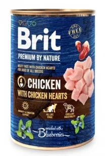 Brit Premium By Nature Puszka Kurczak z Sercami 800g - Mokra karma dla psów - miniaturka - grafika 1