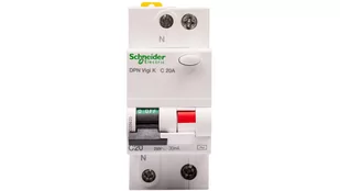 Schneider Electric Wyłącznik różnicowo-nadprądowy kombinowany DPNVigiK-C20-30-AC C 20A 1N-biegunowy 30 mA typ AC A9D20620 A9D20620/SCH - Bezpieczniki elektryczne - miniaturka - grafika 1