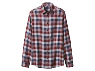 esmara Men Koszula flanelowa męska z bawełny (Kratka/ granatowy/ czerwony/ biały, XL (43/44)) - Koszule męskie esmara Men Koszula flanelowa męska z bawełny (Kratka/ granatowy/ czerwony/ biały, XL (43/44)) - Koszule męskie - miniaturka - grafika 1