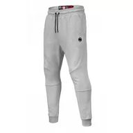 Odzież taktyczna i umundurowanie - Spodnie dresowe Pit Bull 300 Interlock Dolphin '23 - Szary Melanż - miniaturka - grafika 1