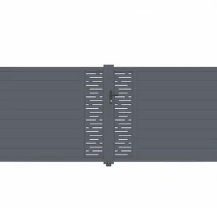CASANOOV BRAMA aluminiowa dwuskrzydłowa 4m ARLBERG 400B160 Szara - Bramy garażowe CASANOOV BRAMA aluminiowa dwuskrzydłowa 4m ARLBERG 400B160 Szara - Bramy garażowe - miniaturka - grafika 1