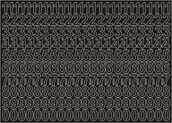 Zestawy piśmiennicze - Cyfry Samoprzylepne Czarne 4cm 276 Znaków - miniaturka - grafika 1
