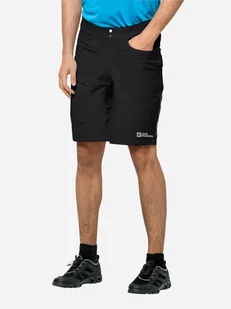 Męskie spodenki dresowe Jack Wolfskin Tourer Shorts M 1507231-6000 50 Czarne (4064993142709) - Spodnie sportowe męskie - miniaturka - grafika 1