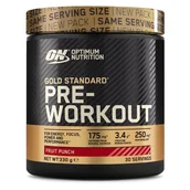 Przedtreningówki - OPTIMUM NUTRITION Gold Standard Pre Workout [ 330g ] - OPTIMUM NUTRITION - Suplement Przedtreningowy Blue Raspberry - miniaturka - grafika 1