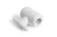 Chłodzenie wodne - Alphacool Icicle Zawór kulowy 2-drogowy G1/4 - biały - miniaturka - grafika 1