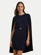 Sukienki - LAUREN RALPH LAUREN Sukienka koktajlowa 253963624002 Granatowy Slim Fit - miniaturka - grafika 1