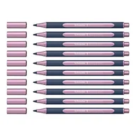 Pióra kulkowe - Schneider ML05001121 Metallic Rollerball długopis (grubość kreski 0,4 mm, tusz wysokometaliczny, szybkoschnący, obudowa z 88% biologicznego tworzywa sztucznego) 10 sztuk w kolorze różowym metalicznym - miniaturka - grafika 1