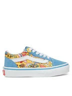 Buty dla chłopców - Vans Tenisówki VN000CYVBOW1 Niebieski - miniaturka - grafika 1
