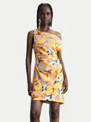 Sukienki - Desigual Sukienka letnia Sol 26SWVW50 Żółty Slim Fit - miniaturka - grafika 1