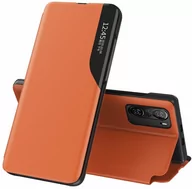 Etui i futerały do telefonów - Eco Leather View Case elegancki futerał etui z klapką i funkcją podstawki Xiaomi Redmi K40 Pro+ / K40 Pro / K40 / Poco F3 pomarańczowy - miniaturka - grafika 1
