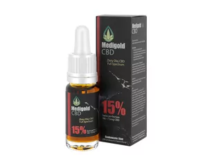 Medigold Certyfikowany Olej CBD 15% 10ml pełne spektrum - Suplementy naturalne - miniaturka - grafika 1
