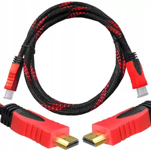 LEXTON Kabel Kabel HDMI-HDMI 1,5m czerwony v1.4 blis RTV002754 - Kable - miniaturka - grafika 2