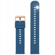 Akcesoria do zegarków - Pasek gumowy do zegarka U27 - granatowy/rosegold - 18mm +TELESKOPY - miniaturka - grafika 1