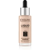 Podkłady do twarzy - Eveline Cosmetics - Liquid Control HD Mattifying Drop Foundation - Podkład do twarzy - 002 - SOFT PORCELAIN - miniaturka - grafika 1
