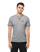 Koszulki męskie - Jack Wolfskin Crosstrail T koszulka męska, szary, S 1801671-6720002_6720_S - miniaturka - grafika 1