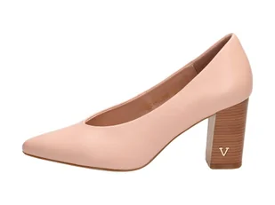 Różowe czółenka damskie Vinceza 10598 Słupek - Czółenka - miniaturka - grafika 1