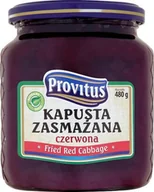 Mieszanki warzywne, sałatki - ProVitus Kapusta zasmażana czerwona 480 g - miniaturka - grafika 1