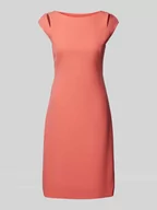 Sukienki - Sukienka mini z mieszanki wiskozy z wycięciem - miniaturka - grafika 1