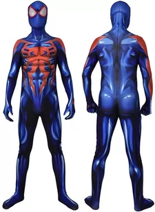 Strój Przebranie Spiderman 2099 Cosplay 152/158 - Stroje karnawałowe - miniaturka - grafika 1