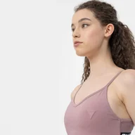 Bielizna sportowa damska - Biustonosz treningowy GUESS ANGELICA ACTIVE BRA - miniaturka - grafika 1