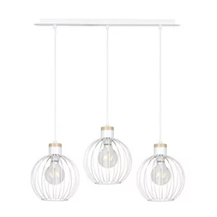 Emibig Barbado lampa wisząca 3-punktowa biała 755/3 755/3 - Lampy sufitowe - miniaturka - grafika 1