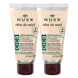 Nuxe Reve de Miel Cica, krem do rąk i paznokci, 2 x 50 ml - Kremy i maski do rąk - miniaturka - grafika 1