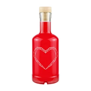 Tadek 250Ml, Butelka Z Nadrukiem Serce - Domowy wyrób alkoholu - miniaturka - grafika 1