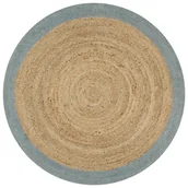 Dywany - Rutykalny okrągły dywanik 150 cm P6-Z72 - miniaturka - grafika 1