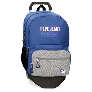 PepeJeans, niebieski, Plecak 46 + wózek - Plecaki - miniaturka - grafika 1