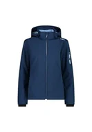 Kurtki damskie - CMP - Damska kurtka softshell z odpinanym kapturem, Blue-Sky, 42 - miniaturka - grafika 1