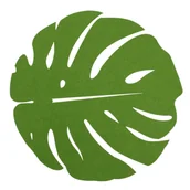 Obrusy i serwetki - Podkładka filcowa LISTEK 38 x 38 cm zielona - miniaturka - grafika 1