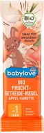 Przekąski dla dzieci - HiPP, Batonik owsiany, Jabłko i marchewka, 25 g - miniaturka - grafika 1