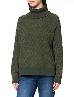 G-STAR RAW Damski sweter na kable Turtle Neck Loose, Wielokolorowy (Cavalry Htr C928-c799), M - Swetry damskie - miniaturka - grafika 1