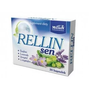 MADSON Rellin Sen z melatoniną, 30 kapsułek - Układ nerwowy - miniaturka - grafika 1