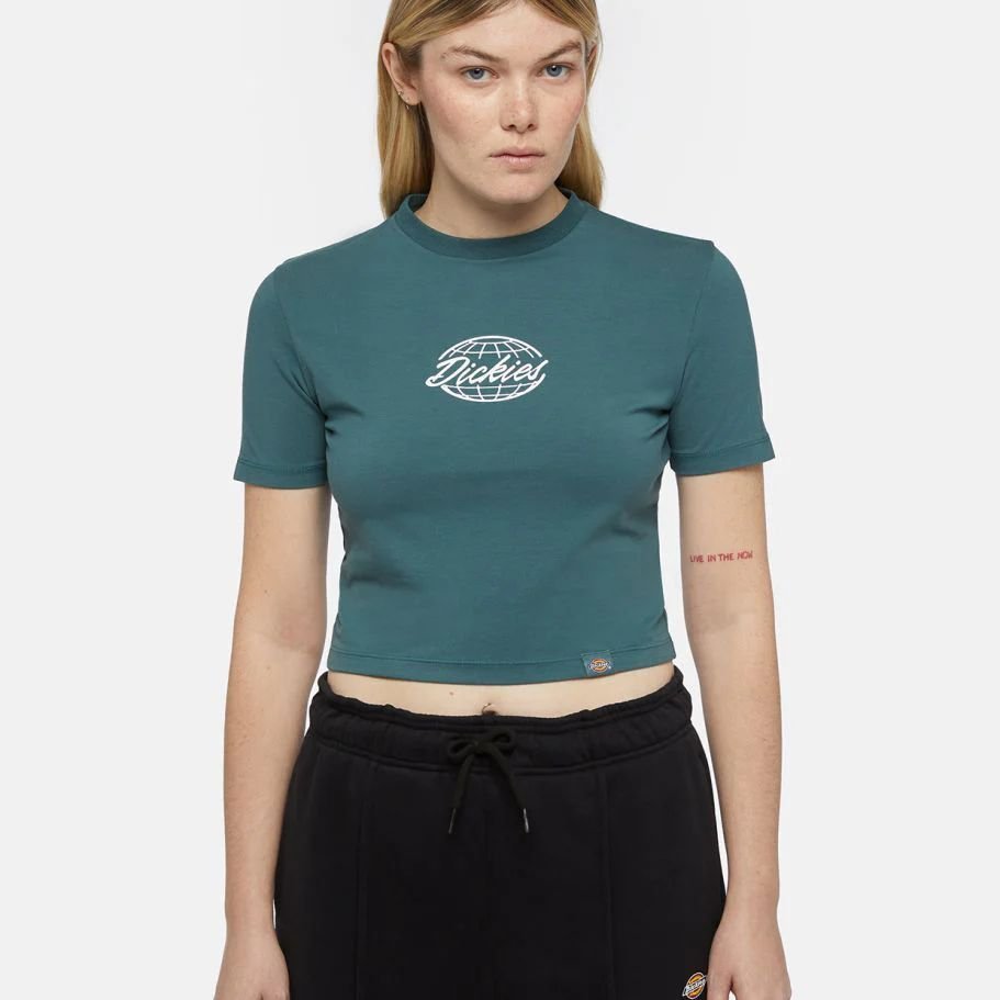 t-shirt donna dickies globe tee dk0a863i 0ln1 green