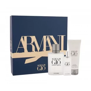 Giorgio Armani Zestaw Acqua DI Gio 100ML +15ML+75M - Zestawy perfum męskich - miniaturka - grafika 1
