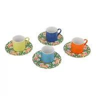 Filiżanki - Porcelanowe filiżanki zestaw 4 szt. 0.1 l – Hermia - miniaturka - grafika 1